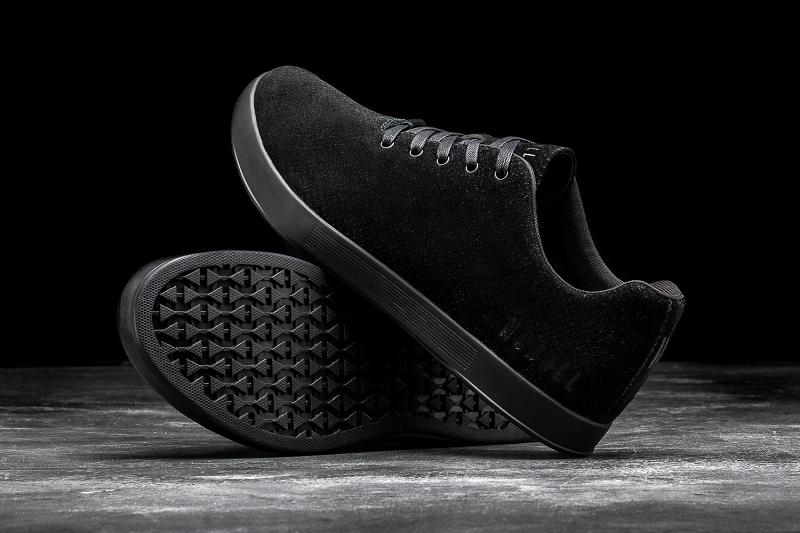 Black Nobull Suede Men's Trainers | CA W1348N